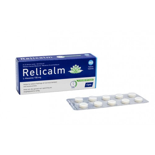 Relicalm 40 Tablets Cura Pharm