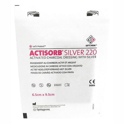 Actisorb Charcoal+Silver 6.5 X 9.5 (1 sheet)