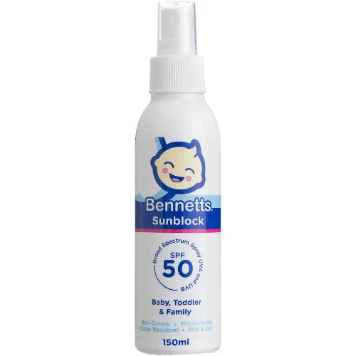 Bennetts Sun Protect Spray Spf50 150ml