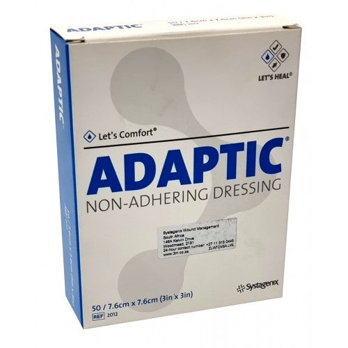 Adaptic Dressing Non Adhesive 76X76mm 50