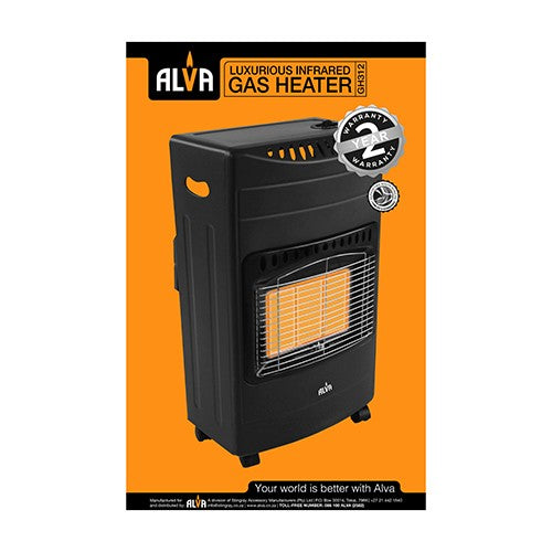 Alva 3 Panel Luxurious Indoor Gas Heater