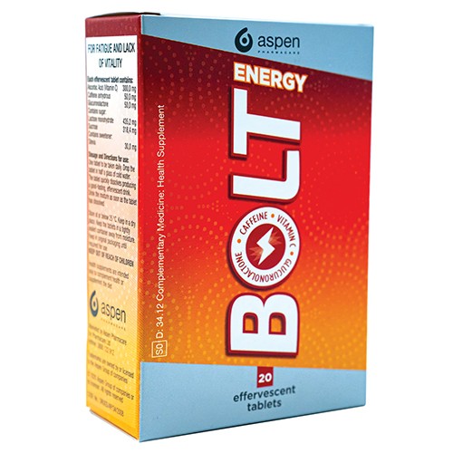 Bolt Energy Effervescent Tablets 20