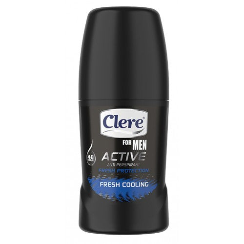 Clere Men Active Roll On Deoderant Fresh Cool 50ml