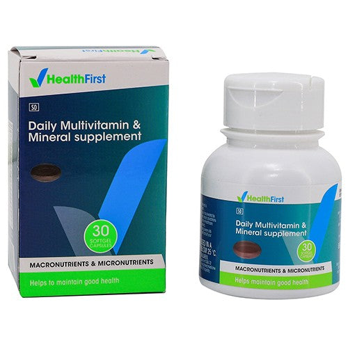 Health First Daily Multivitamin & Mineral Supplement 30