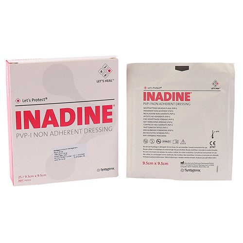 Inadine Wound Dressing 9.5cm X 9.5cm 25