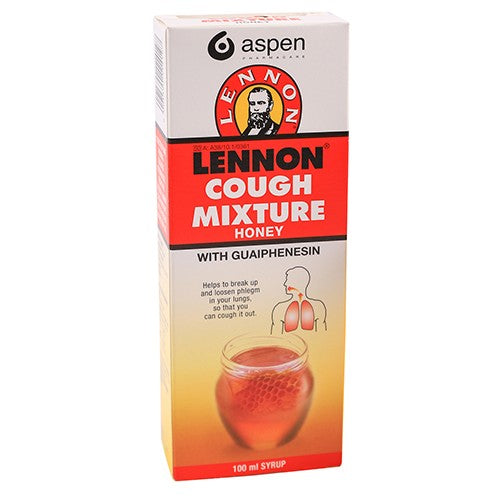 Lennon Cough Mix Honey 100ml Dutch Meds