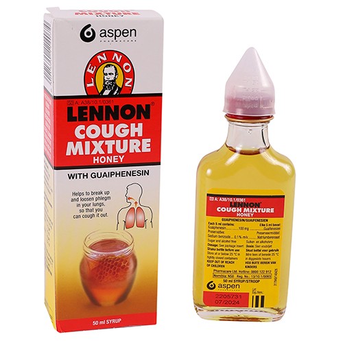 Lennon Cough Mix Honey 50ml Dutch Meds