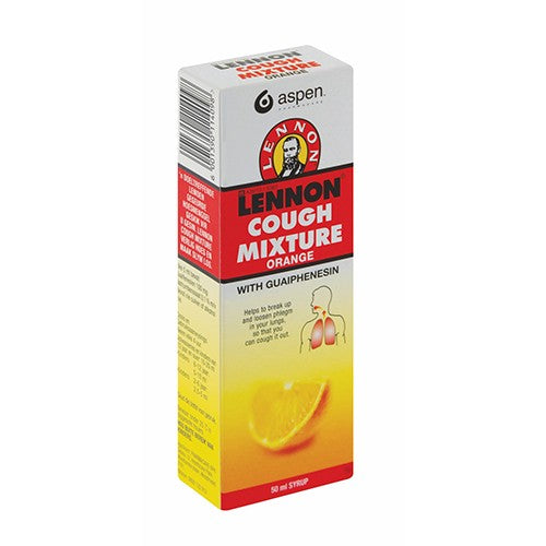 Lennon Cough Mix Orange 50ml Dutch Med