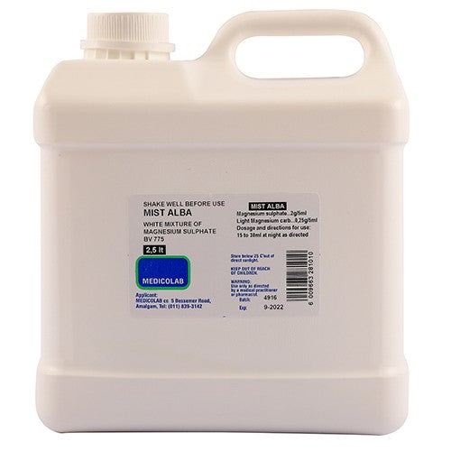 Mist Alba Suspension 2500ml Medicolab