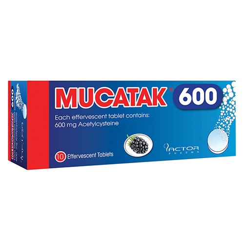 Mucatak 600mg 10 Effervescent