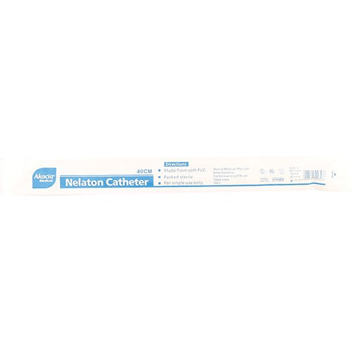 Nelaton Catheter 12FG 400mm Urethral Akacia 1