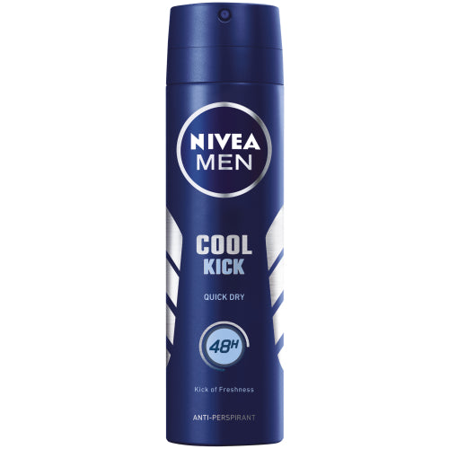 Nivea Aerosol Men Cool Kick 150ml – Cura Pharm