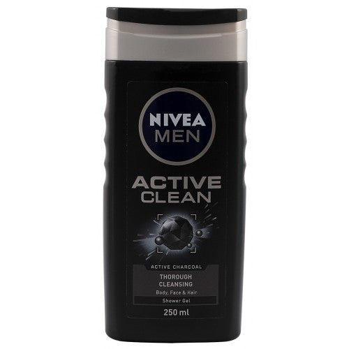 Nivea For Men Shower Active Cleansing Gel 250ml – Cura Pharm