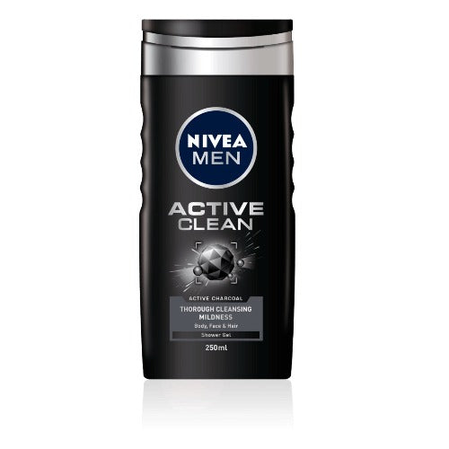 Nivea For Men Shower Active Cleansing Gel 250ml