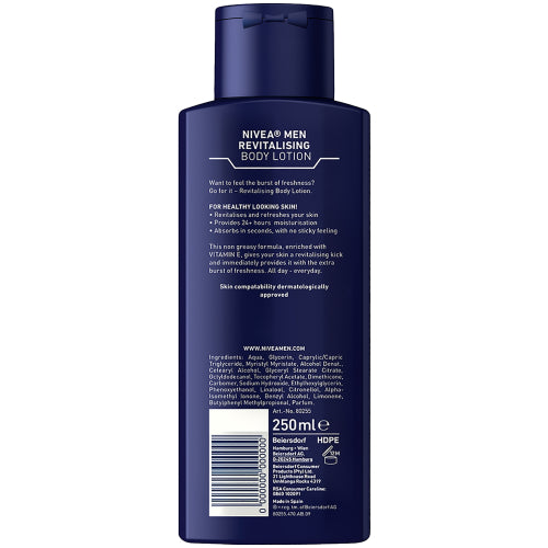 Nivea Men Revitalising Body Lotion 250ml – Cura Pharm