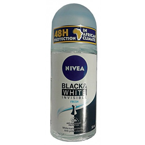 Nivea Roll-On Invisible Black & White 50ml Pure