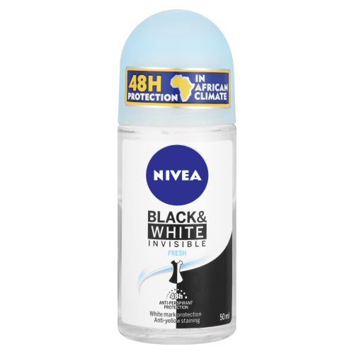 Nivea Roll-On Invisible Black & White 50ml Pure