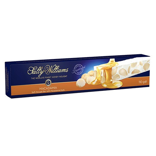 Sally Williams Nougat Macadamia Bars 110g x 12