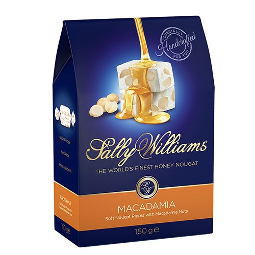 Sally Williams Nougat Macadamia Pck 150g