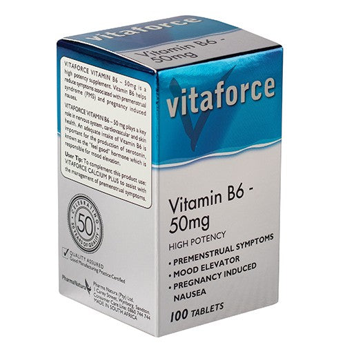 Vitaforce Vitamin B6 50mg Tablets 100