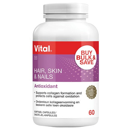 Vital Hair Skin & Nails Capsules 60 – Cura Pharm