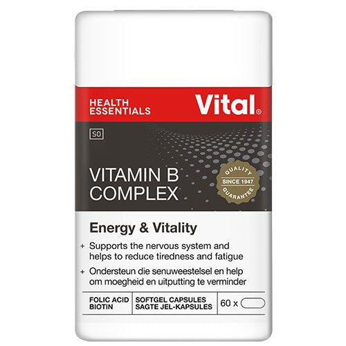 Vital Vitamin B Complex Hp Capsules 60