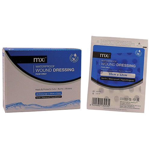 Wound Dressing Mx Film Transparent 10X12cm 40