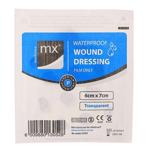 Wound Dressing Mx Film Transparent 6X7cm 1