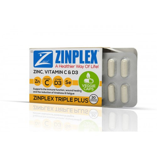 Zinplex Triple Plus Vegi Capsules 30 – Cura Pharm