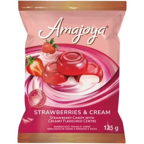 Amajoya Strawberries & Cream 125g