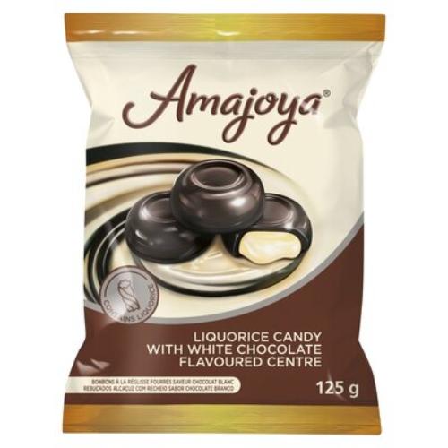 Amajoya Liquorice White Chocolate 125g