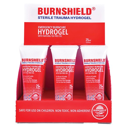 Burnshield Hydrogel 25ml Tubes 12