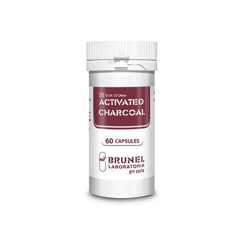 Activated Charcoal 200mg Capsules 60 Brunel