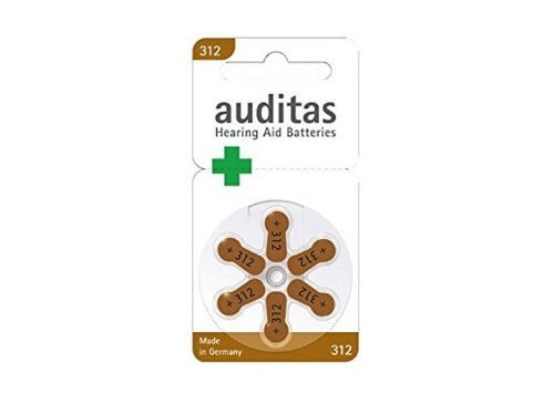 Auditas Hearing Aid Batteries Size 312