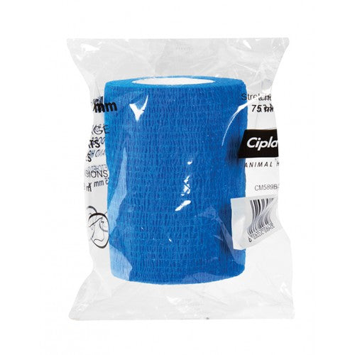 Sticky Band Vt 75mm 4.5m Blue