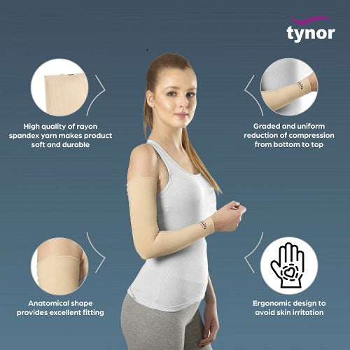 Compression Garment Arm Sleeve Tynor – Cura Pharm