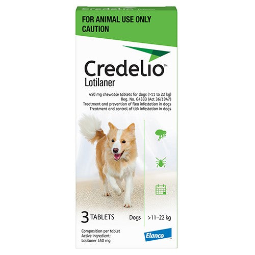 Credelio Chew Tablets Dogs >11-22Kg  3