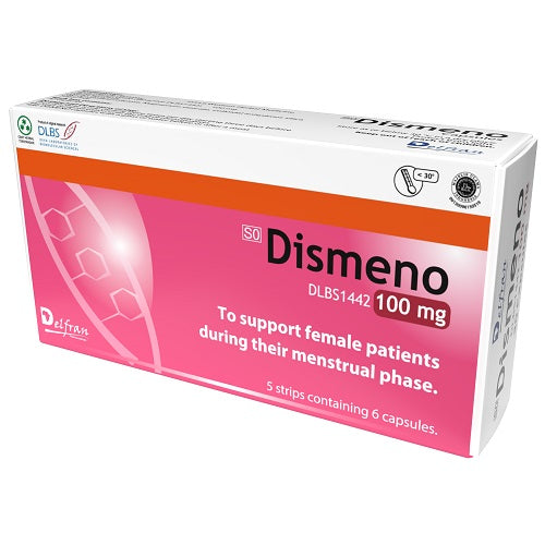 Dismeno 100mg 30 Capsules – Cura Pharm