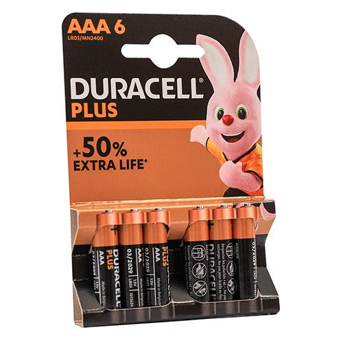 Duracell Plus Power AAA 6