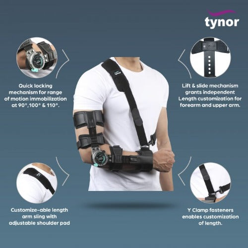 Elbow R.O.M Brace Universal Left Tynor