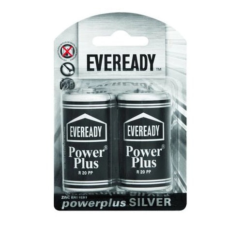 Eveready Power Plus R20 Power Plus Blister pack 2 D