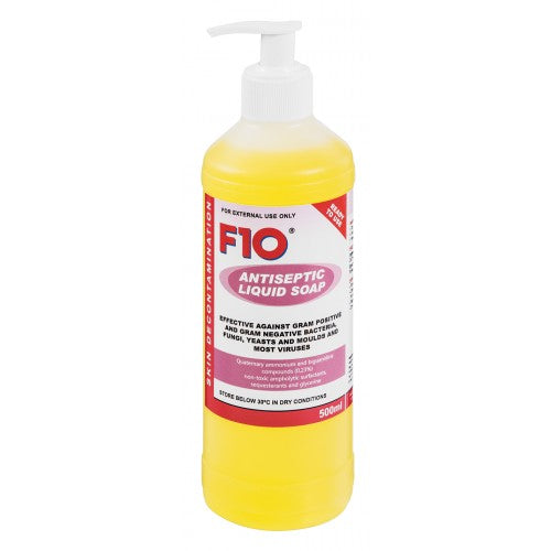 F10 Antiseptic Hand Soap 500ml + Pump