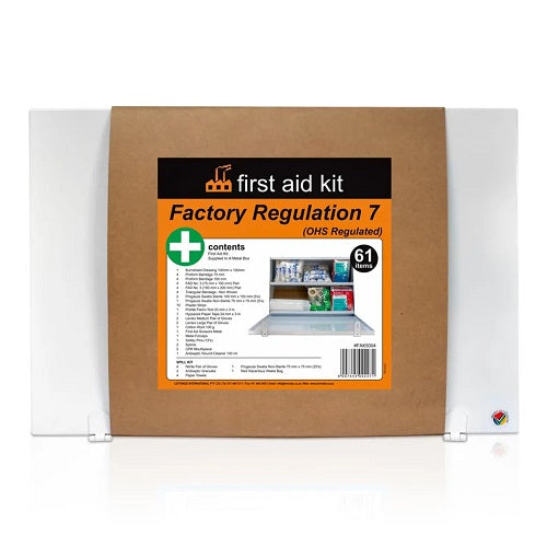 First Aid Regulation 7 Factory Metal Box + Content