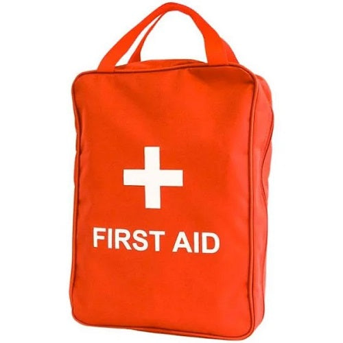 First Aid Regulation 7 Factory Nylon Bag Red + Content