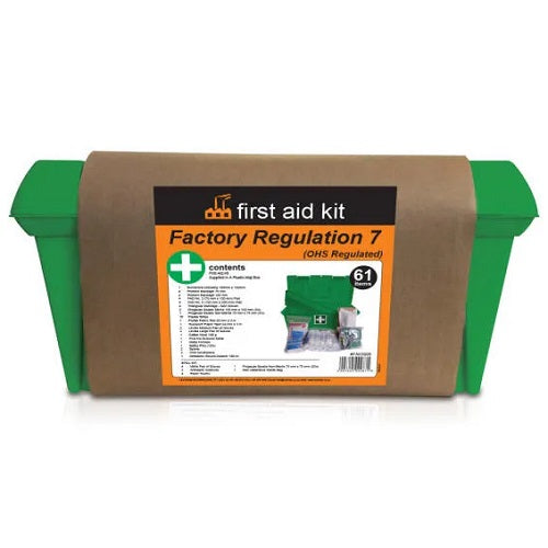 First Aid Regulation 7 Factory Plastic Box + Content 1