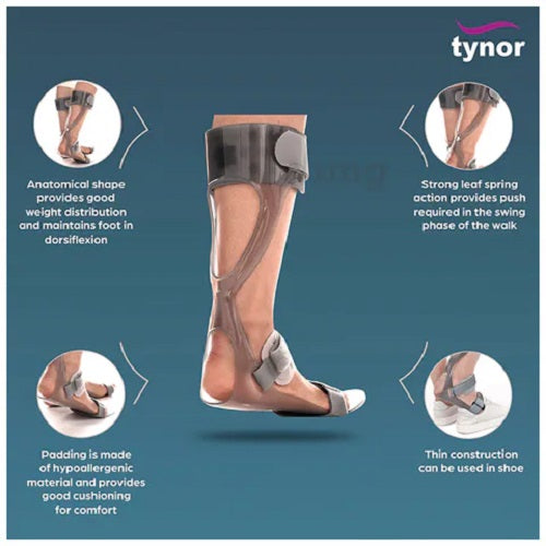 Foot Drop Splint Child Left Tynor