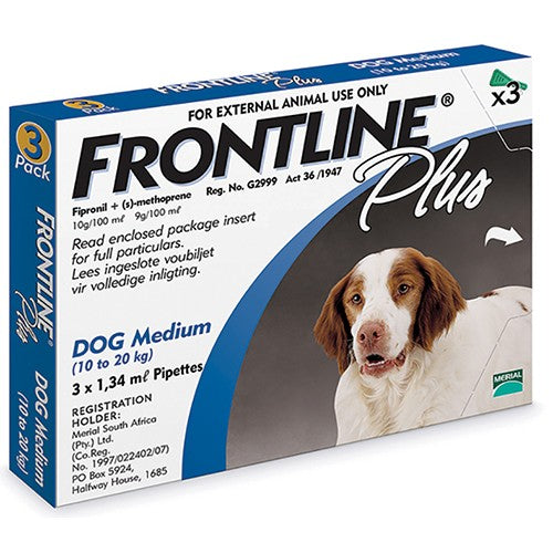 Frontline Plus Dog Medium 3 – Cura Pharm