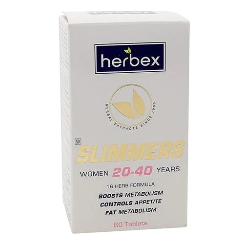 Herbex Slimmers Women 20-40 60 Tablets