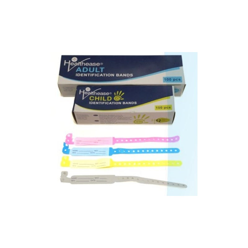 Id Band Yellow Adult Healthease 100