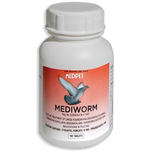 Mediworm Bird 100 Tablets